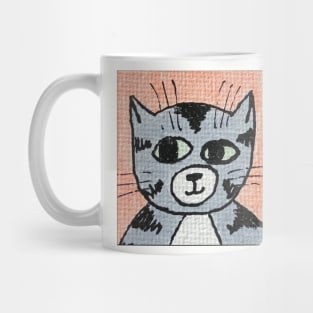 Whimsical Cat Portrait #2 Mug